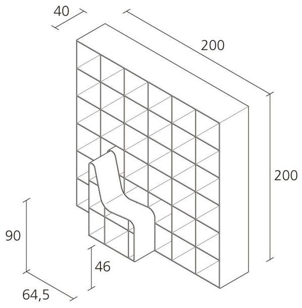 Alias Книжный шкаф / стул sun-id-1412956 - Вид №5