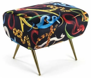 Seletti Мягкая подножка из ткани Seletti wears toiletpaper