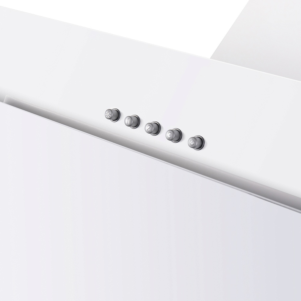 TOWER Light 50 White Glass White Вытяжка tower light 50 белый/белое стекло/ • тип: настенная• цвет: белый• управление: кнопочное• ширина, мм: 500• полная потребляемая мощность, вт: 150• количество скоростей: 3• максимальная производительность, м3/ч: 470• Santreyd  - Вид №10