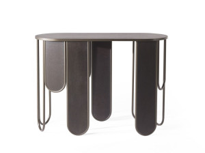 Железная овальная консоль