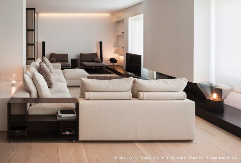 Flexform Модульный тканевый диван с вещевым ящиком Groundpiece sun-id-1444149 - Вид №7