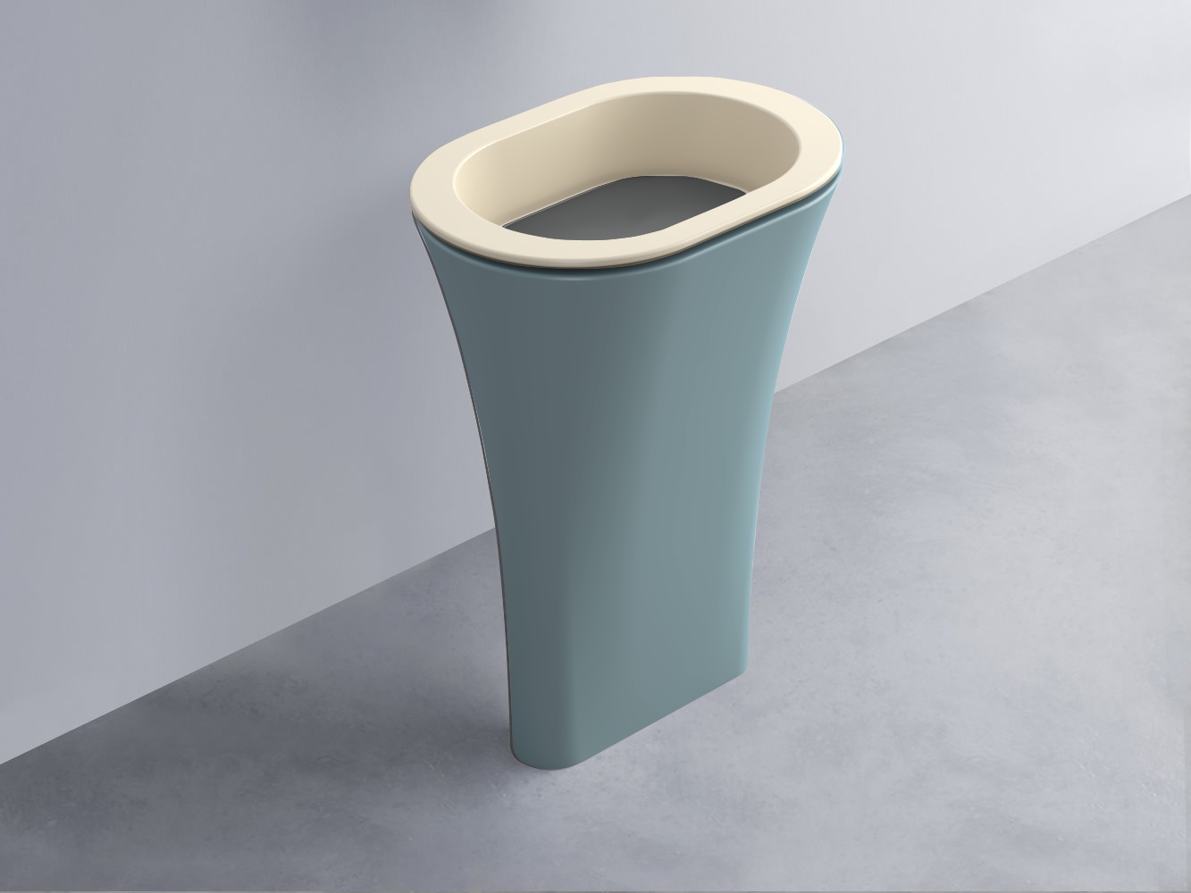 AMLA65-LN+AMPILO-CM+AMCOLO-PL Раковина Amedeo Ovale отдельностоящая cielo Enjoy + Amedeo Ceramica Cielo