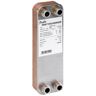 Danfoss Паяный пластинчатый теплообменник серии XB06 XB 06H-1 26 паяный пласт. теплообменник 004B2041 