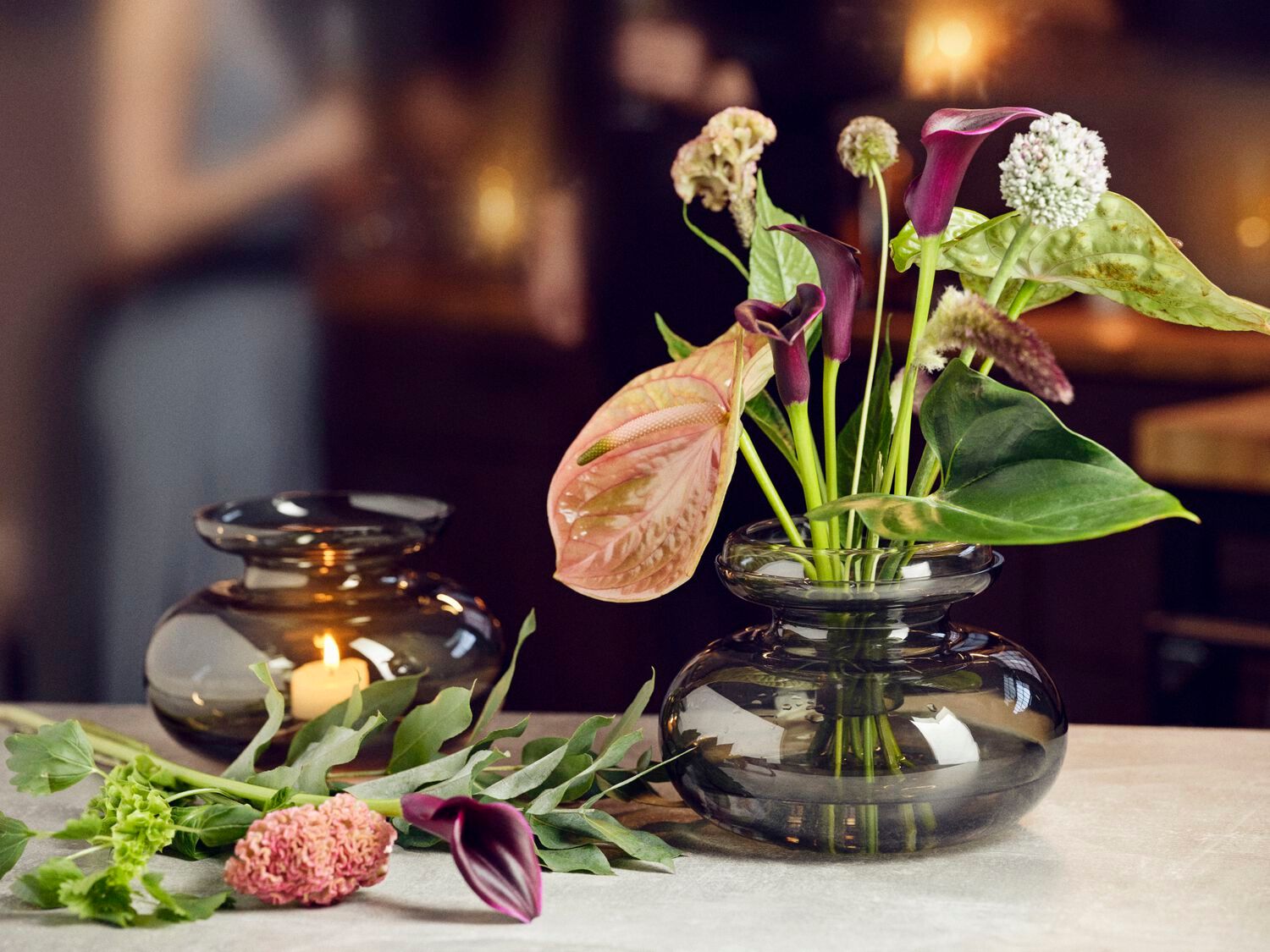 Круглая ваза из дутого стекла ZONE DENMARK Inu ARCH-00073165 - Вид №12