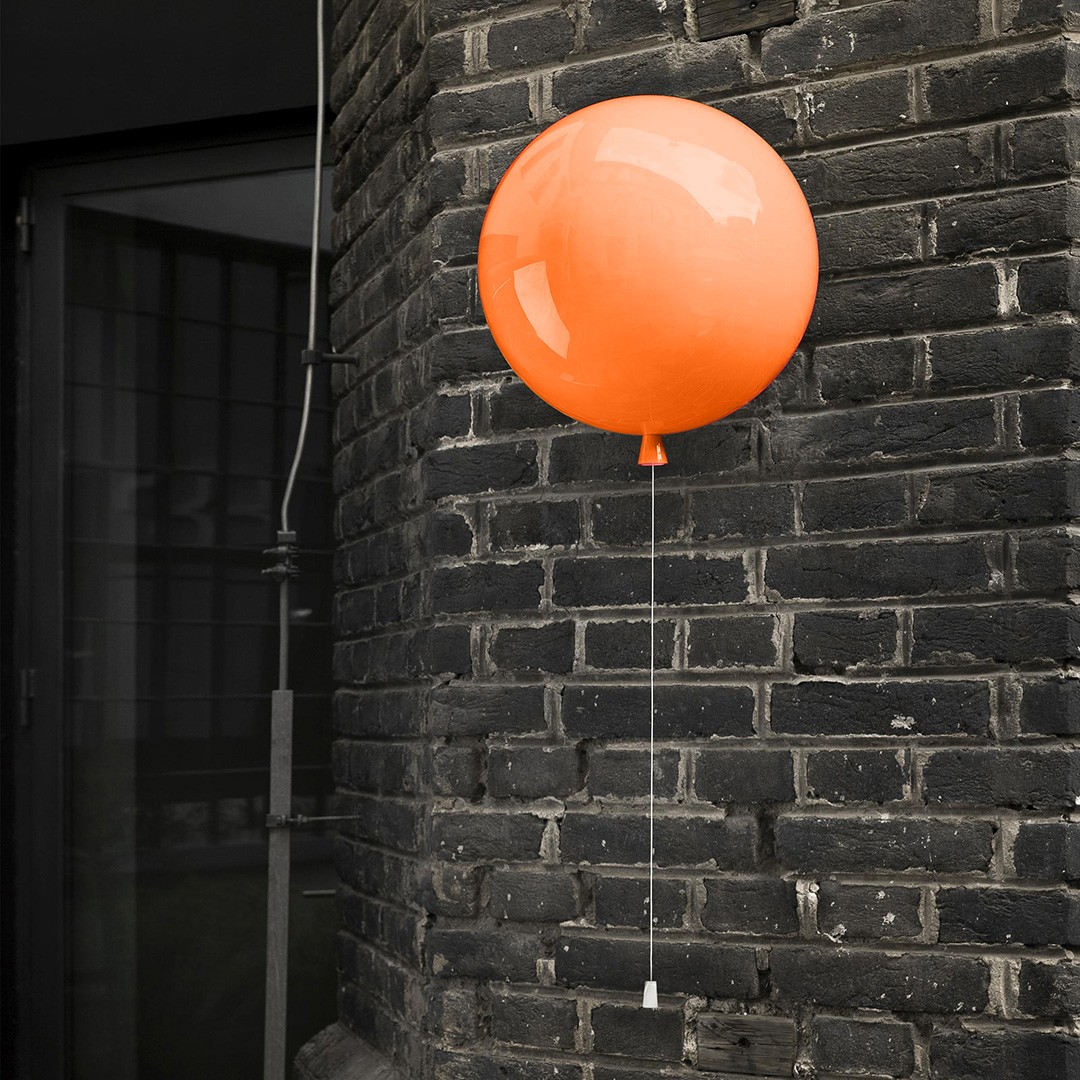 Brokis MEMORY WALL D250 CGC 580 настенный светильник воздушный шар оранжевый 104352 - Вид №1