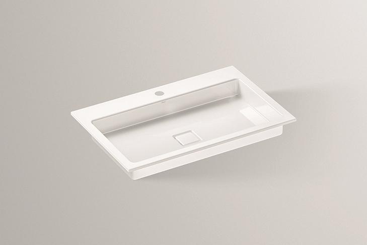 2208000000 Встраиваемая раковина, eb.re700h.2, белая, proshield Alape серия RE (X.plicit) 