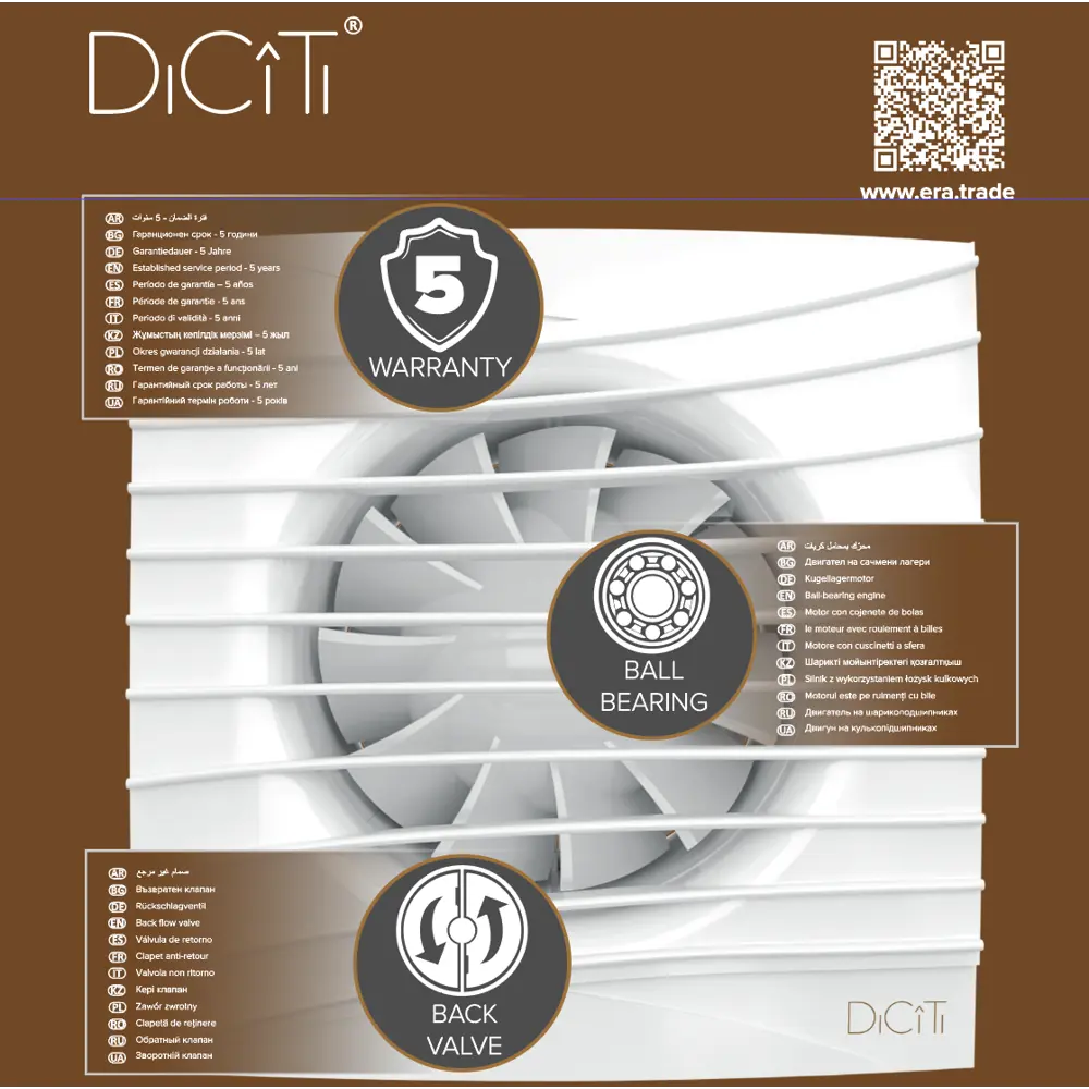 DiCiTi Silent 4C — бесшумный вентилятор в матовом черном исполнении 83212149 STLM-0039463 - Вид №4