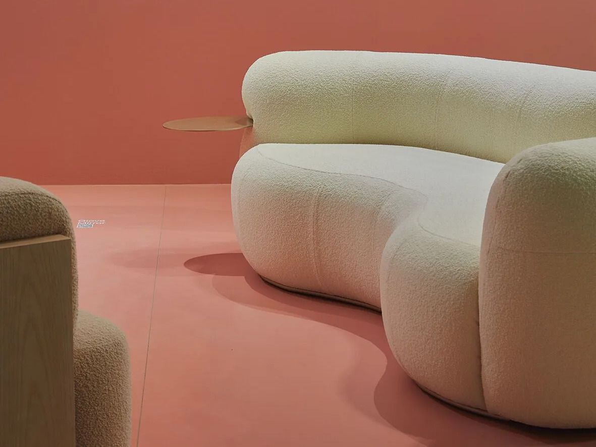 Изогнутый диван из ткани Secolo TATEYAMA ARCH-00151939 - Вид №2