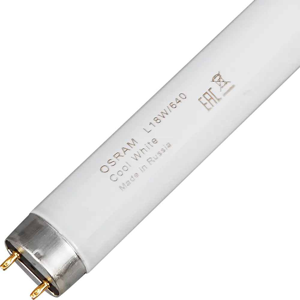 Линейная люминесцентная лампа Osram T8 G13 18Вт холодный белый свет 12215500 STLM-0001818 - Вид №1