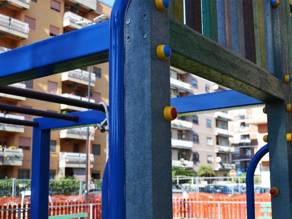 Рециркулированная пластиковая игровая структура EUROCOMITALIA COMBI PALESTRA ARCH-00052367 - Вид №5