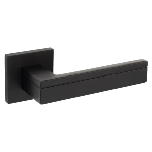 Дверная ручка Armex на квадратной розетке, черный матовый 89420962
