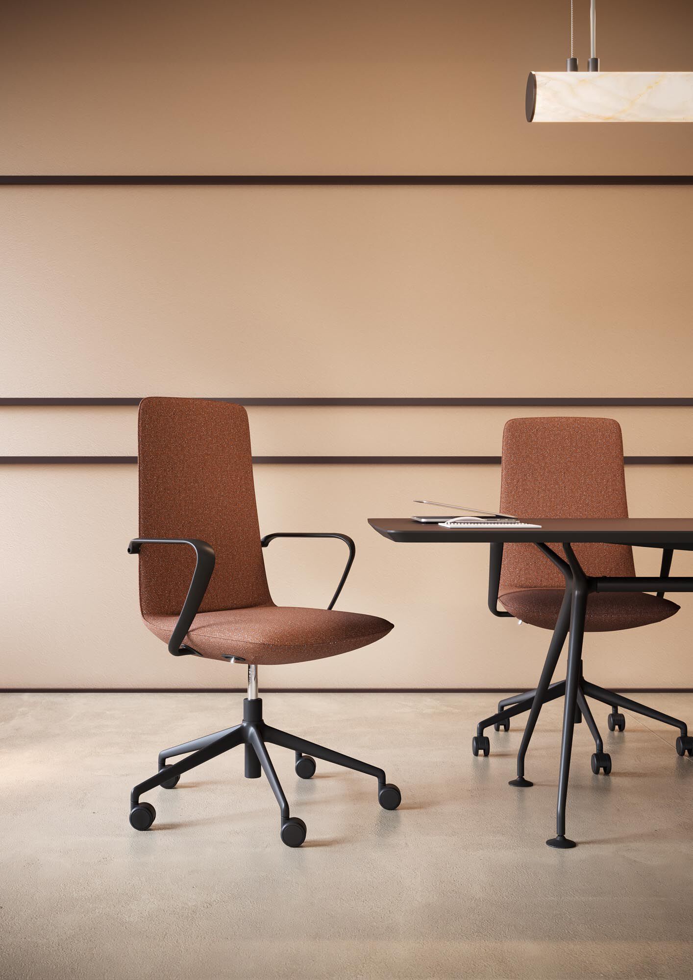 Ткань поворотный операционный офисный стул с колесами SITIA L-AIR ARCH-00128619 - Вид №4