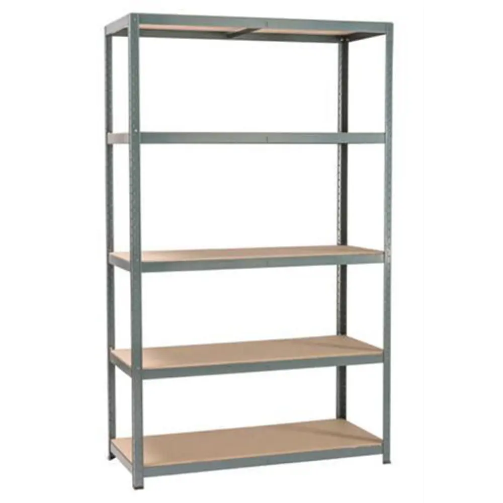 Стеллаж металлический Spaceo 120x196x50 см, 5 полок, цвет серый 81931050 STLM-2148941  - Вид №12