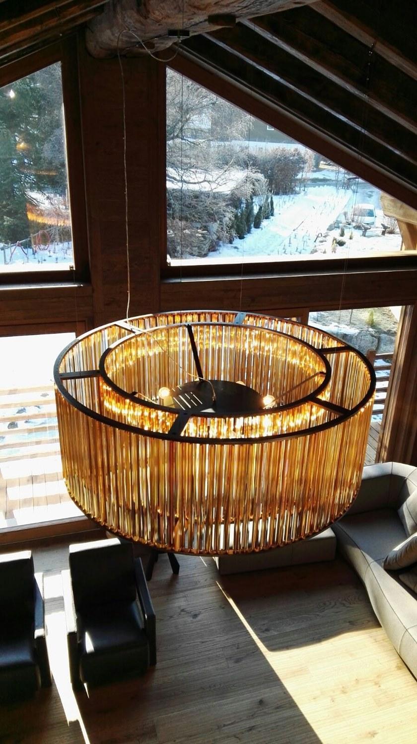 VeniceM Светодиодный подвесной светильник из муранского стекла с диммером Crown sun-id-1427971 - Вид №2