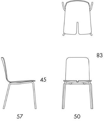 Blå Station Стул из лакированного дерева штабелируемый Gap 0182g Bla Station - Вид №3