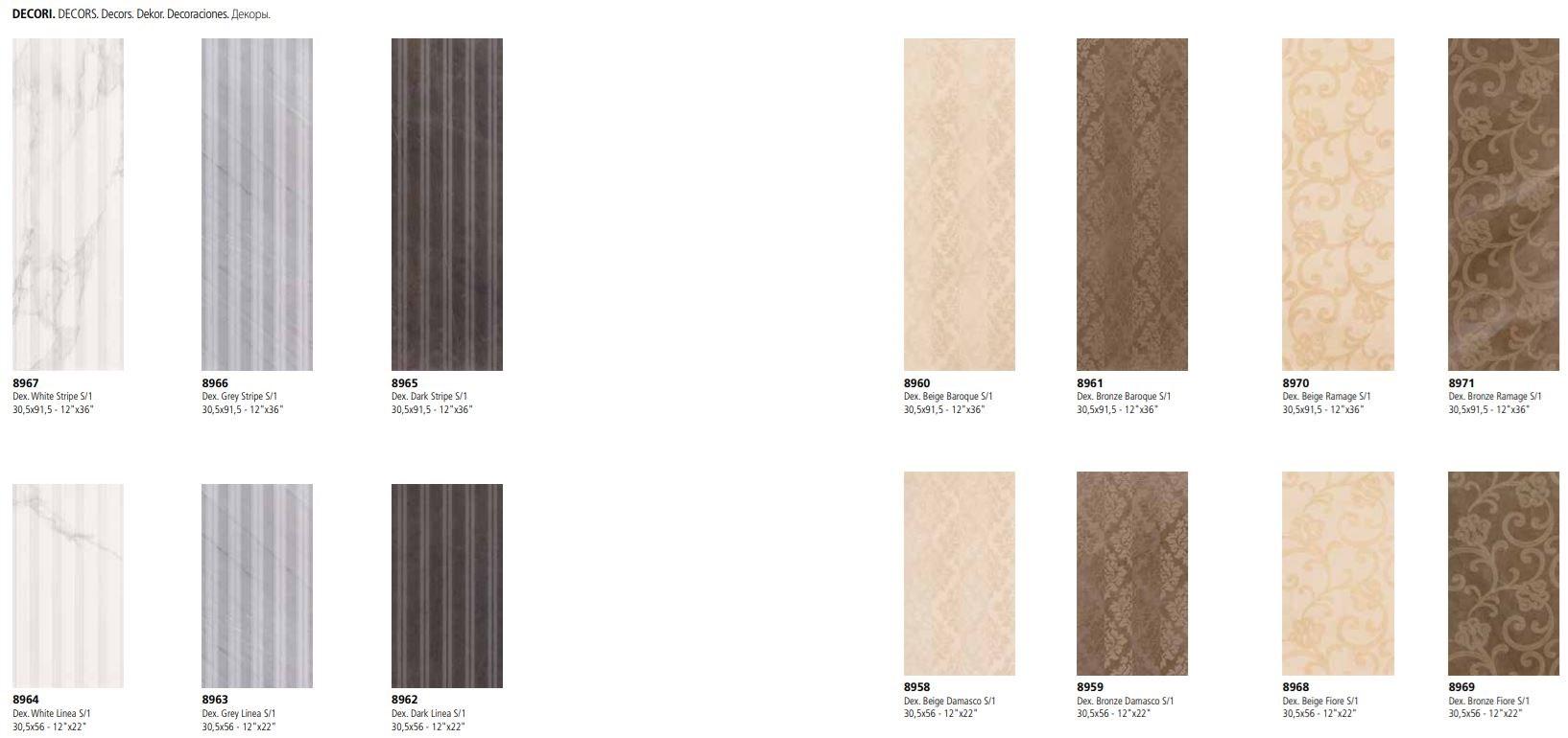 Marca Corona Настенная / напольная плитка с эффектом мрамора Deluxe sun-id-1368877 - Вид №16