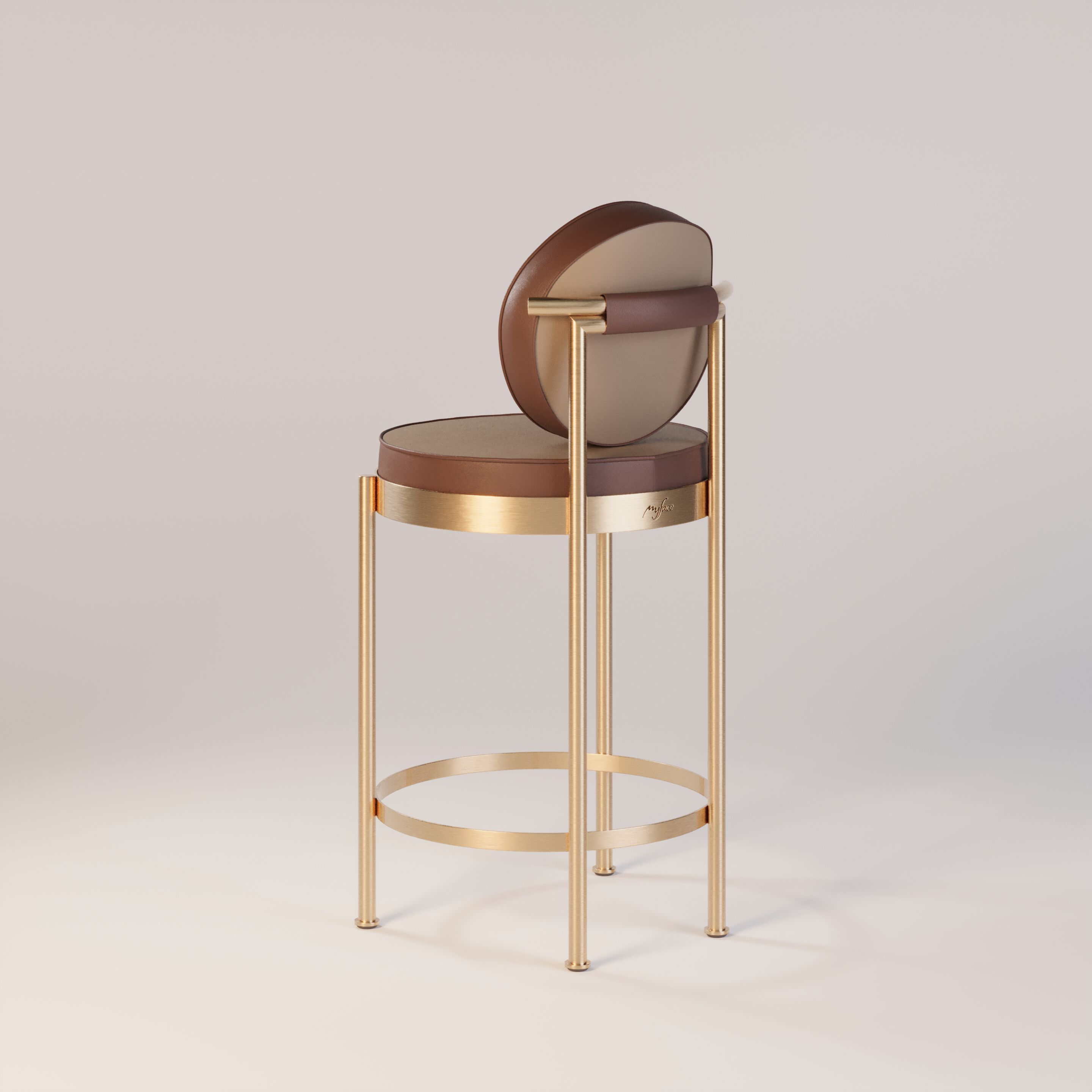 Высокий тканевый садовый стул со спинкой Myface Trace ARCH-00138011 - Вид №8