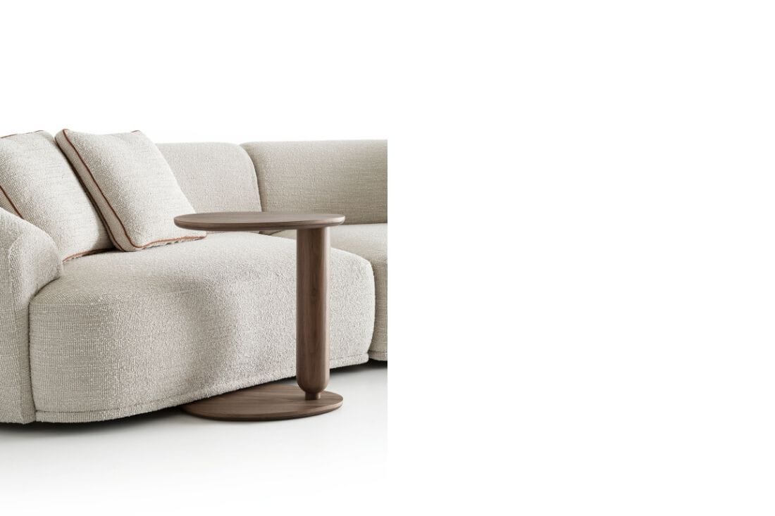 Изогнутый диван из ткани Pacini & Cappellini BOND ARCH-00083844 - Вид №4