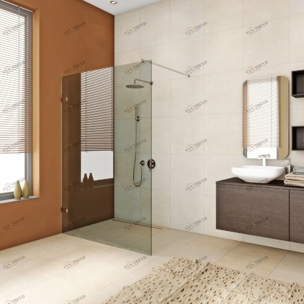 Душевая перегородка в нишу 110x200 GK-861NAITL стекло прозрачное 6 мм GUTEWETTER TREND DOOR 110X200GK861NAITL