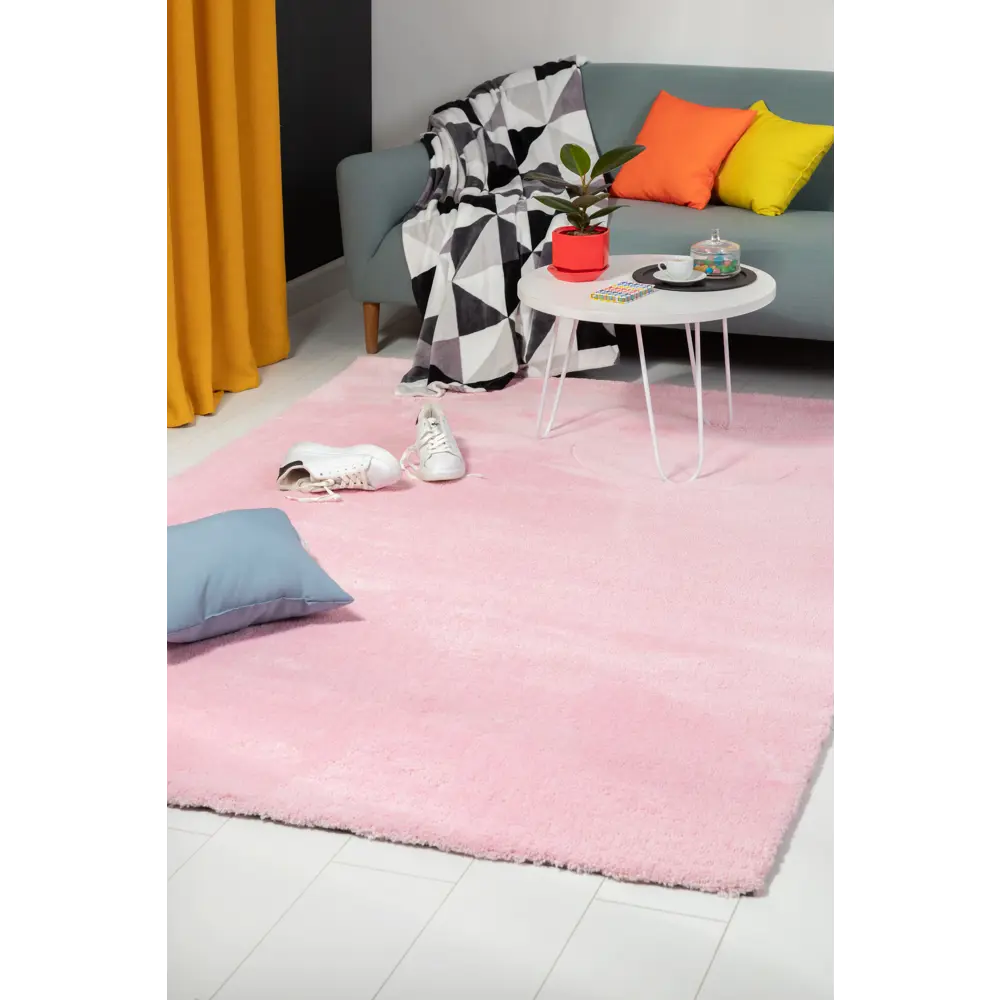 Ковер полиэстер Amigo Лавсан 120x180 см цвет розовый STLM-2002300 - Вид №5