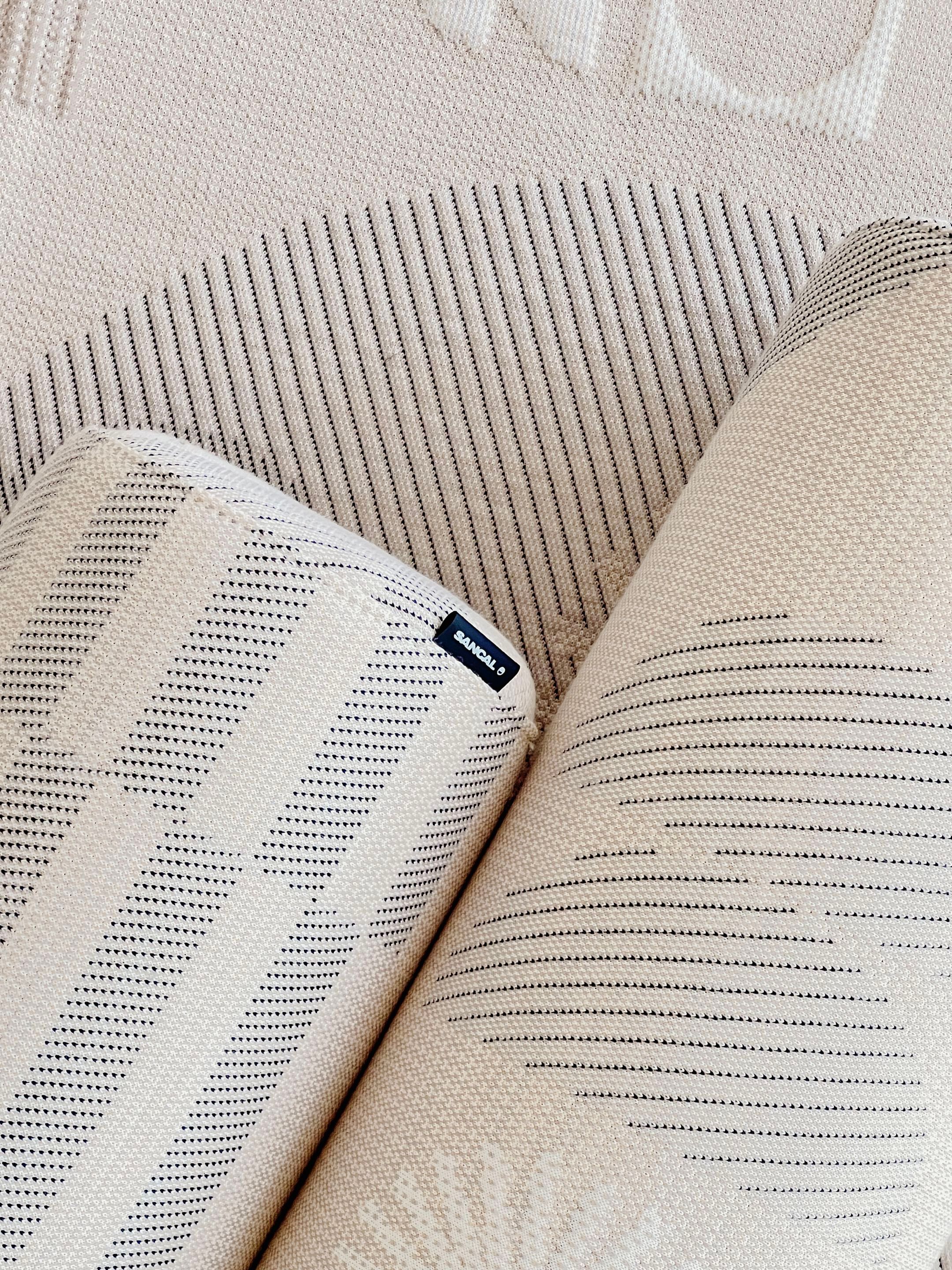 Стул из стали и ткани с подставкой для ног SANCAL ARCH-00147138 - Вид №14