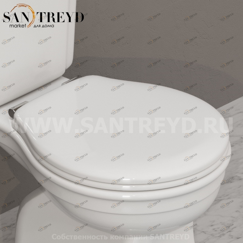 PA021 Крышка сиденье для унитаза Ceramica Globo PAESTUM