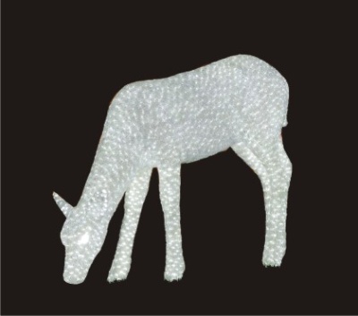 Световая Фигура "Благородный Олень" Мама 3D ELKI СВЕТОВЫЕ ФИГУРЫ 017735 Белый  - Вид №1