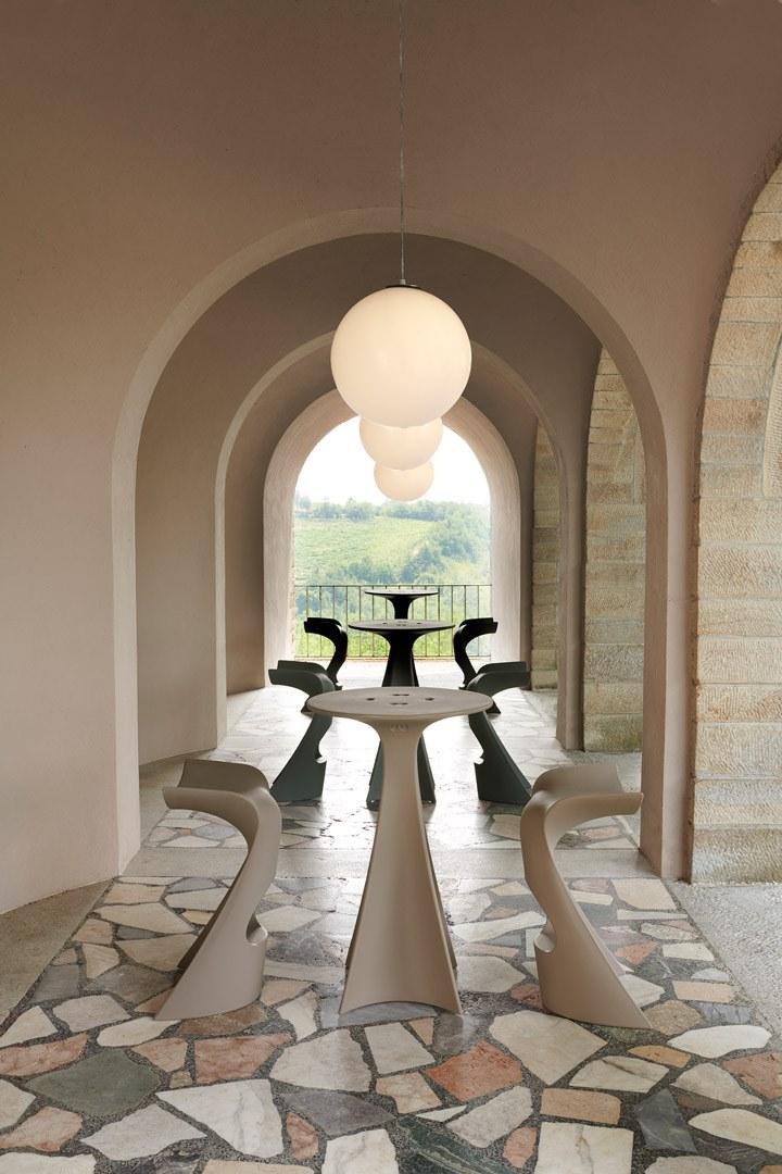 SLIDE Садовый высокий стол из полиэтилена sun-id-1490055 - Вид №2