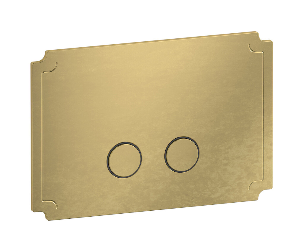 Кнопка смыва для бачка "HERMES" с двойным сливом WE ARE IB bb002on Natural Brass Bye Bye