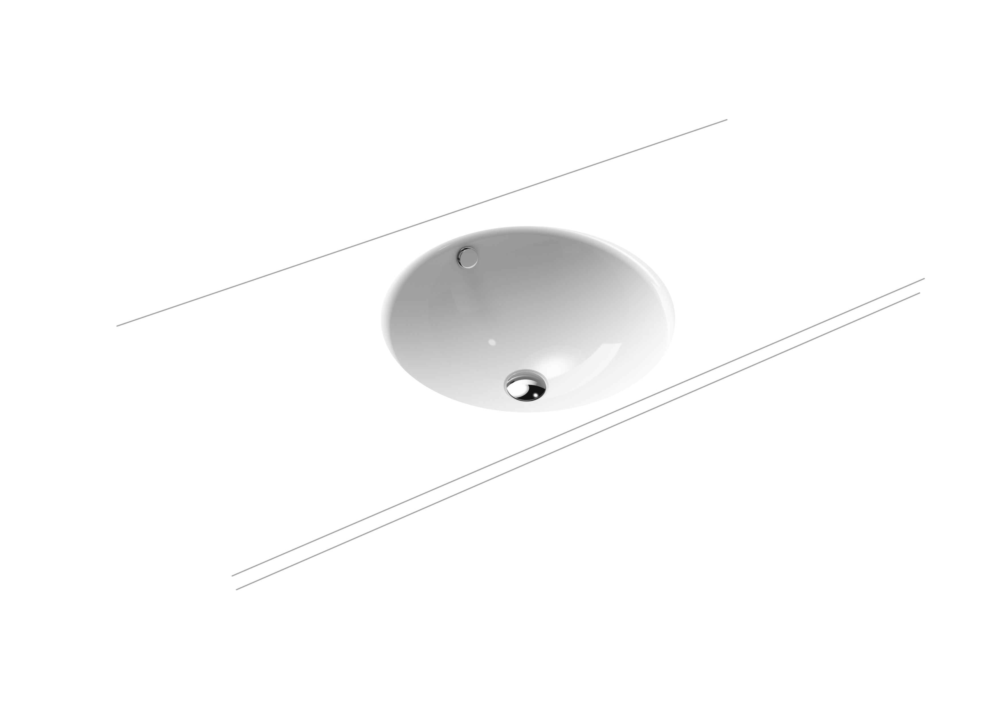 Умывальник KALDEWEI Сталь эмалированная 3182 178 черный 3182178 - Вид №1
