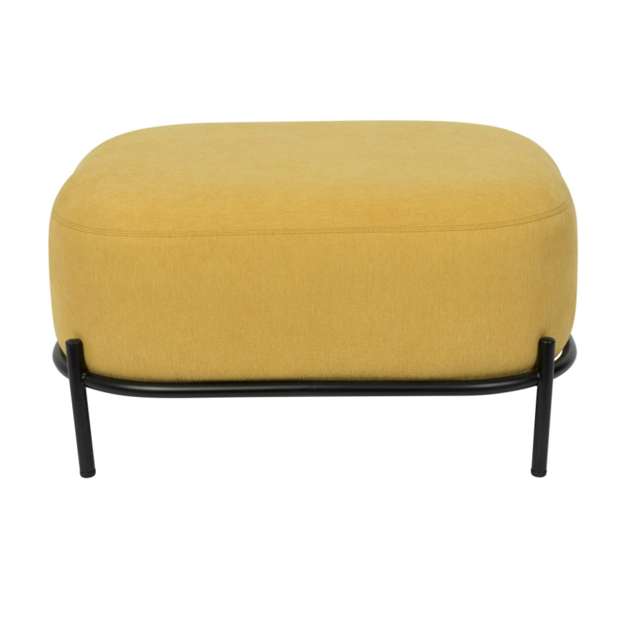 Пуф Polly, желтый White Label Living 3300028 - Вид №2