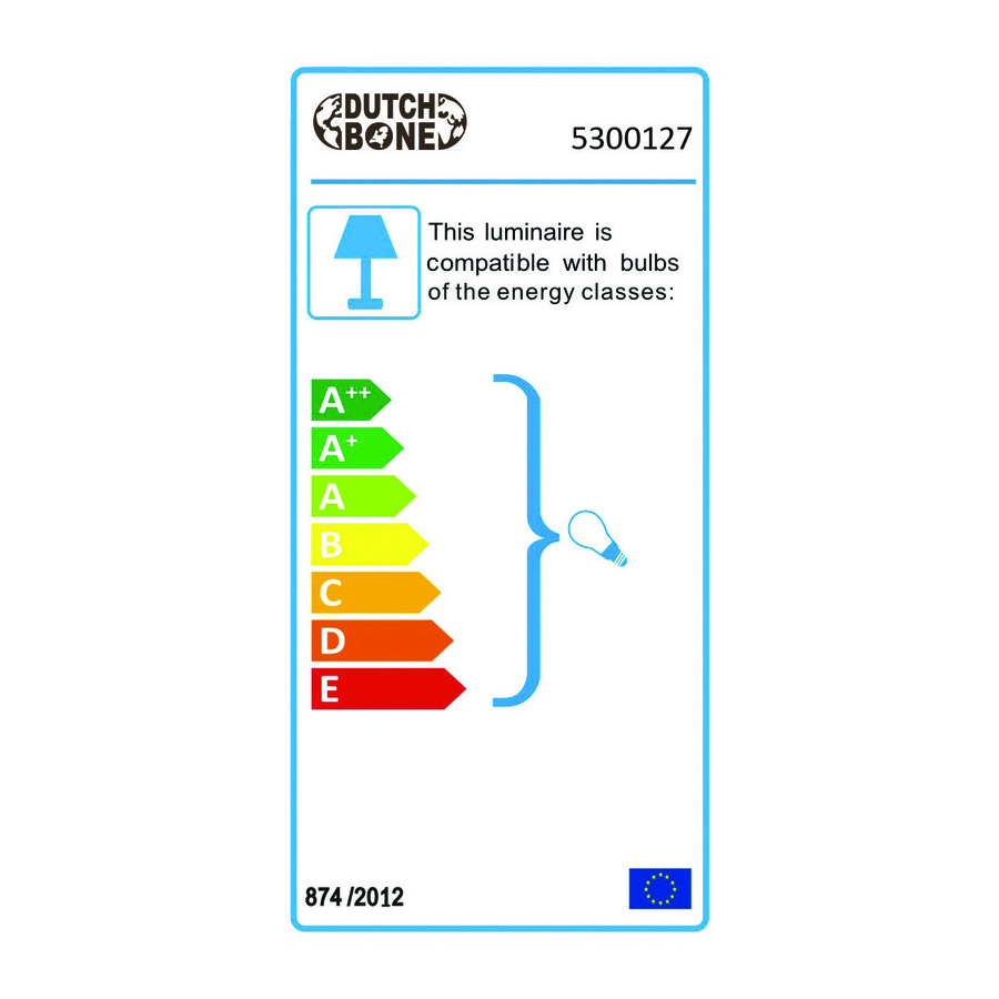 Лампа подвесная Jim удлиненная Dutchbone 5300127 - Вид №8