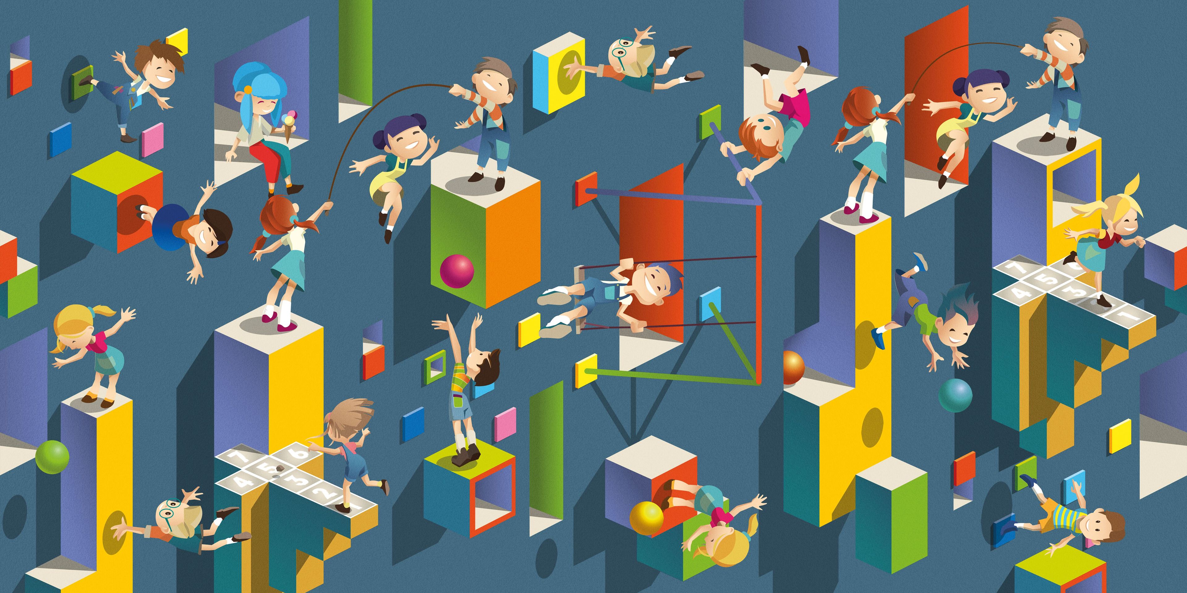 Цифровые печатные обои для детей Inkiostro Bianco Inkids ARCH-00085074 - Вид №7