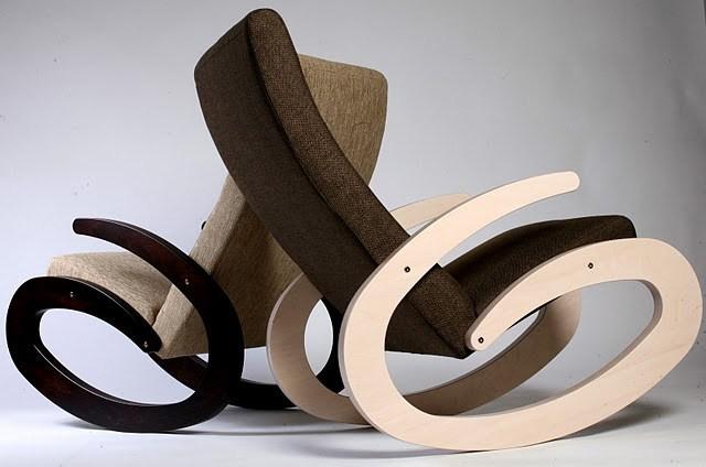 Radis Кресло-качалка из ткани с подлокотниками Special treasures sun-id-1461758 - Вид №3