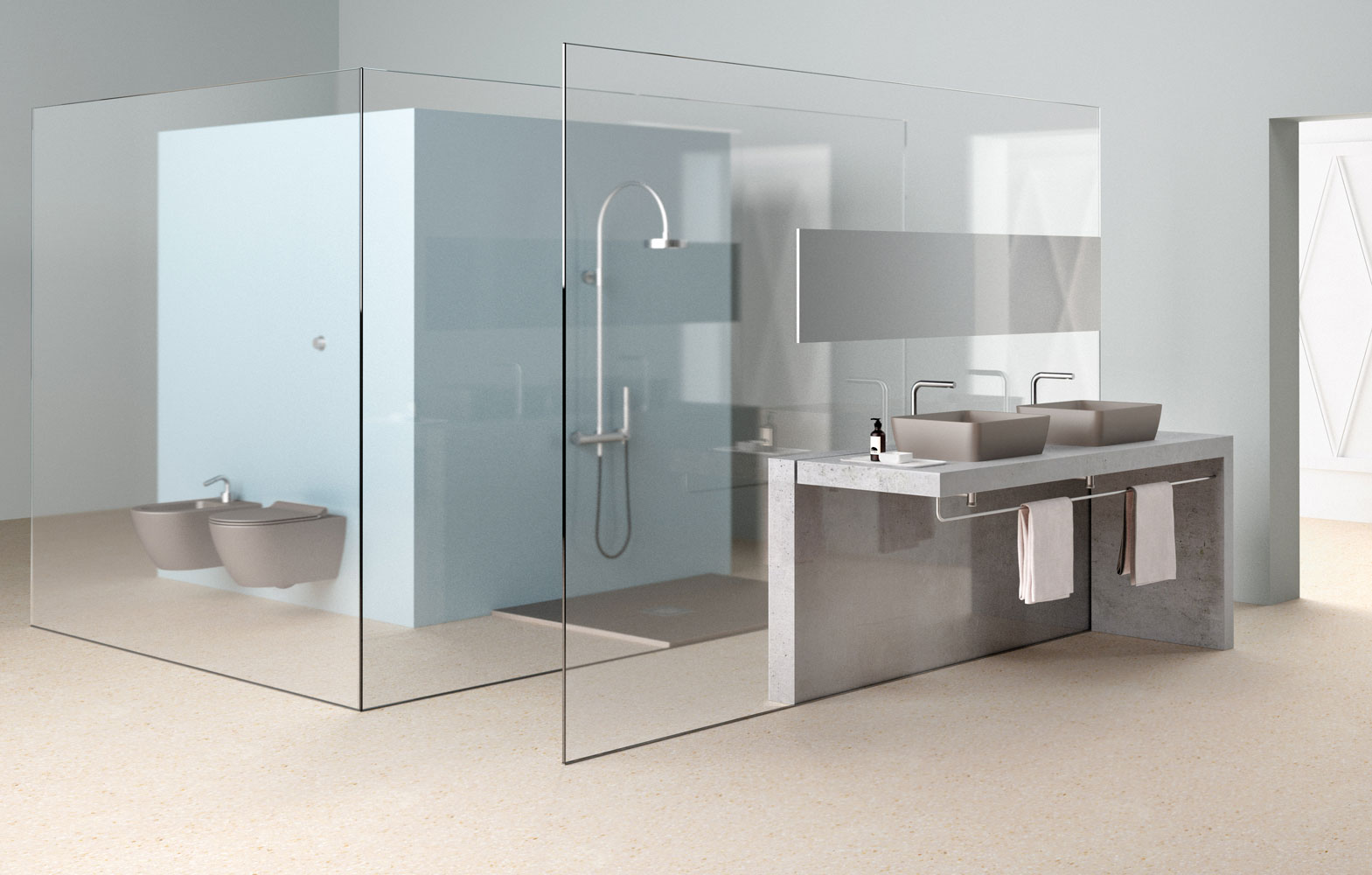 903705 Накладная раковина на столешницу  овальная GSI ceramica  - Вид №3