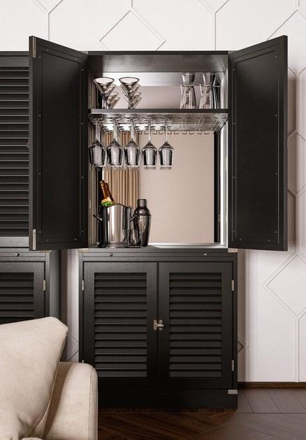 Caroti Читальный зал с диваном и барной стойкой Via montenapoleone sun-id-1453465 - Вид №3