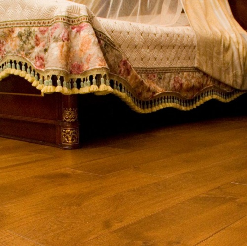 Массивная доска Magestik floor С покрытием Коньяк () (400-1800)x180x20мм Дуб Натур с брашью (Текстурированная) 400-1800х180 мм MGK Magestic floor 2600300200 - Вид №4