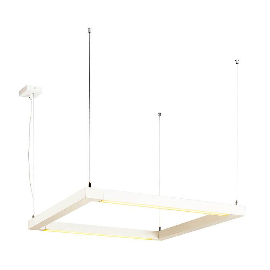 Подвесной светильник белый SLV Open Grill Double Twist 1001296 SLV ДИЗАЙНЕРСКИЕ, OPEN GRILL 00-3889760 Белый  - Вид №2