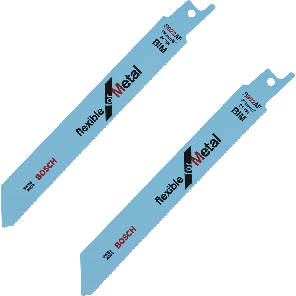 Полотно для сабельной пилы по металлу Bosch S922AF 150 мм, 2 шт. 83498895 STLM-2164074 BOSCH PROFESSIONAL 