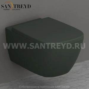 GNS02FE Подвесной унитаз настенный Зеленый Ceramica Globo GENESIS Италия