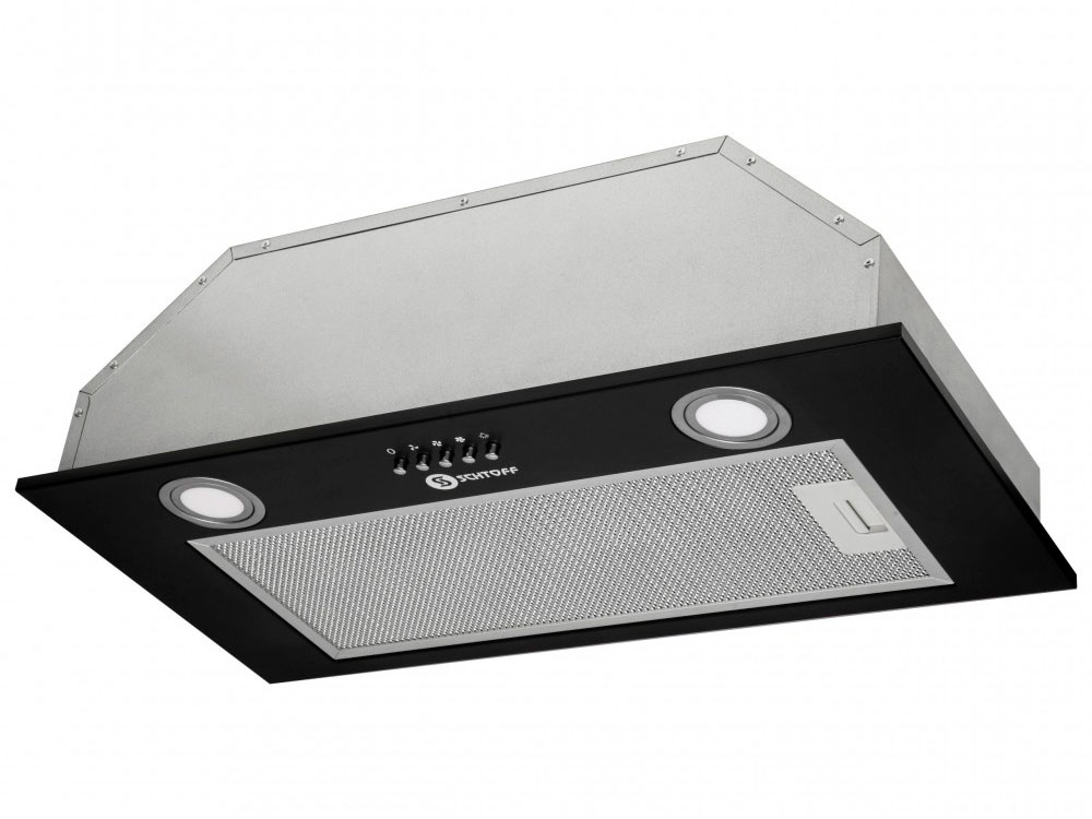 9145454 Вытяжка полновстраиваемая SCHTOFF QUATTROPORTE 60 черный STDN-0056458 - Вид №1