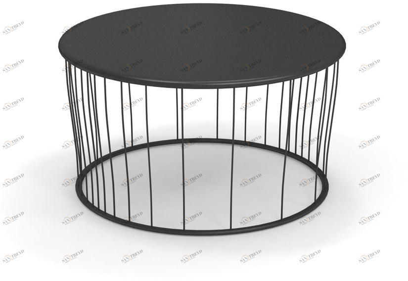 emu Садовый столик круглый из стали Cannolè 1087/1088