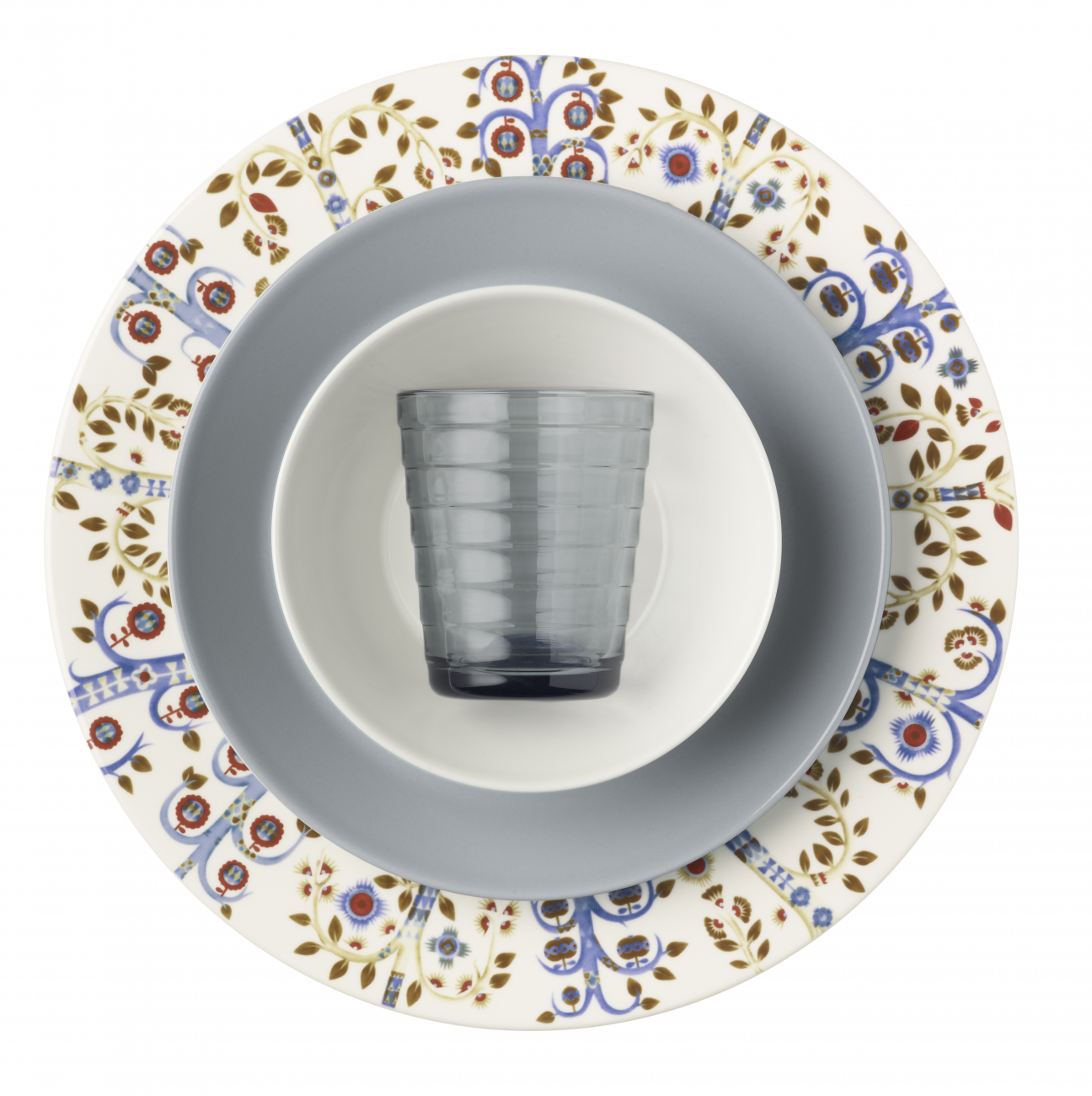 Блюдце "Taika" сова IITTALA СОВРЕМЕННЫЙ 081718 Разноцветный  - Вид №1