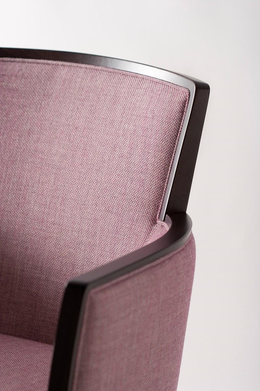 Tirolo Стул из массива дерева и ткани с подлокотниками London 016 sa - Вид №8