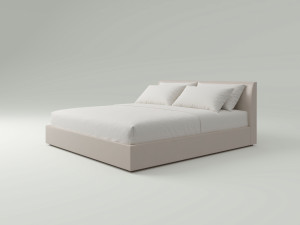 Мягкая двуспальная кровать