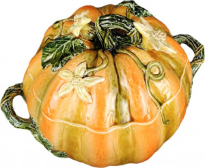 10652902 Романов Фаянс Супница «Тыква» малая Фаянс