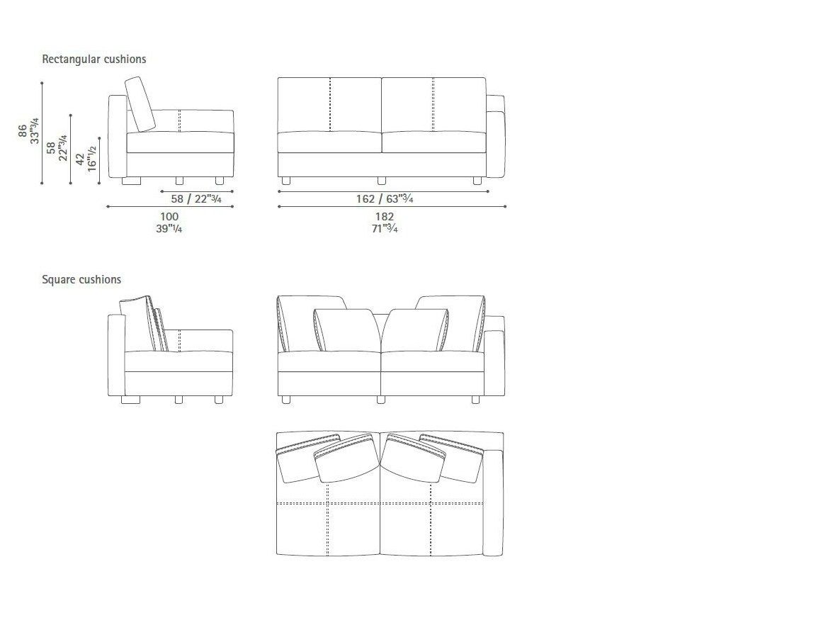 Кожаный модульный угловой диван Poltrona Frau коллекция - диваны и кресла ARCH-00060847 - Вид №31
