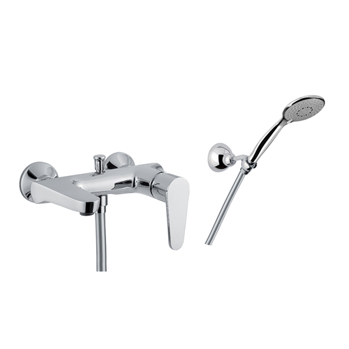 88CR5550 Santan Gagliari, однорычажный смеситель для ванны с держателем и ручным душем, цвет хром 