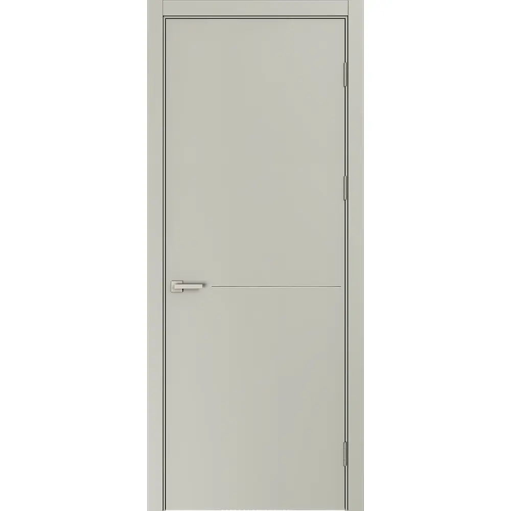 Дверь межкомнатная глухая Николь 90x220 см эмаль цвет шелк с замком и без петель BELWOODDOORS STLM-2135326