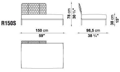 B&B Italia Outdoor Модульный угловой диван Ravel sun-id-1489537 - Вид №17